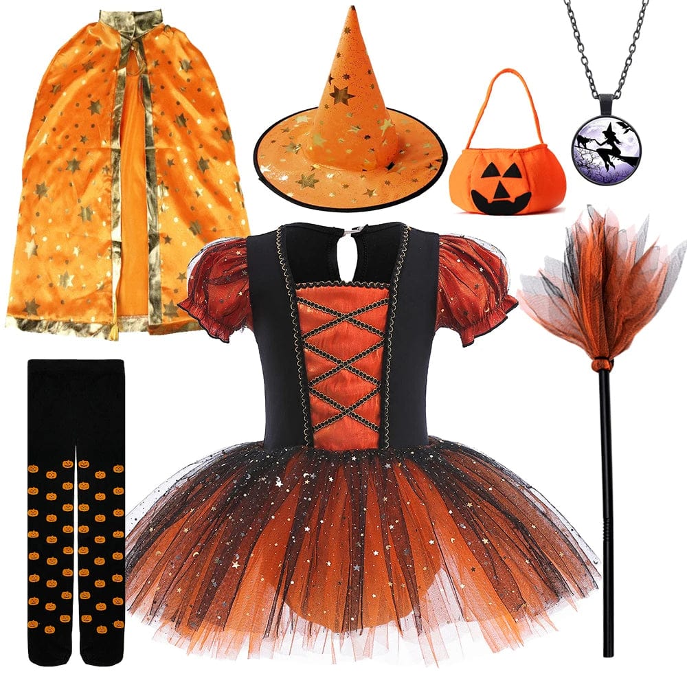 Girls’ Halloween Witch Dress