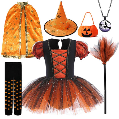 Girls’ Halloween Witch Dress