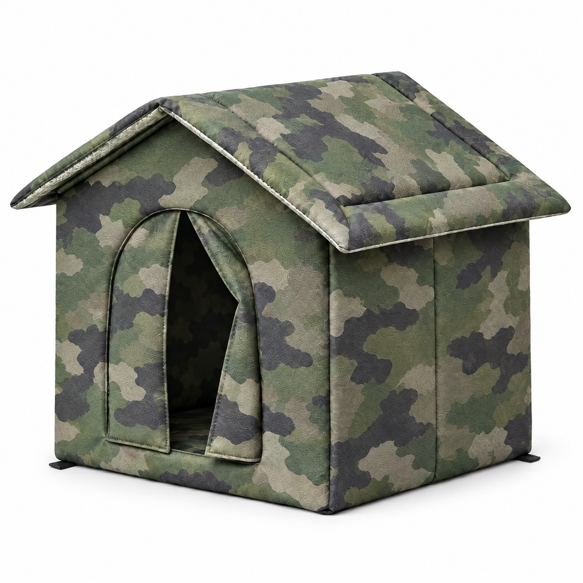Outdoor cat house, camo