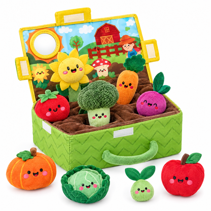 Plush vegetable baby toys