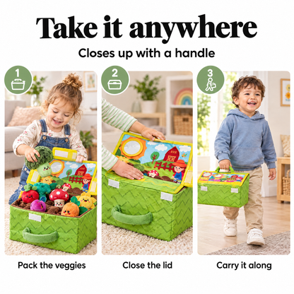 Plush vegetable baby toys – take it anywhere