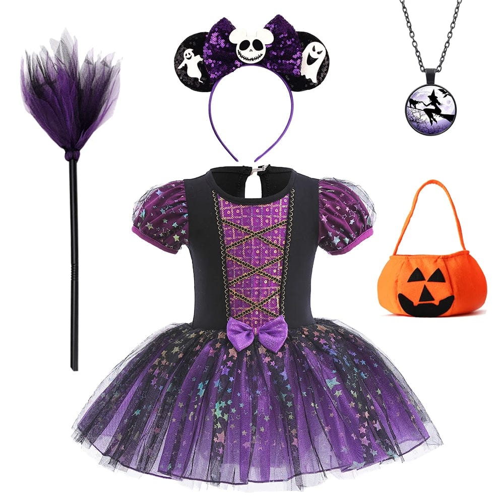 Girls’ Halloween Witch Dress