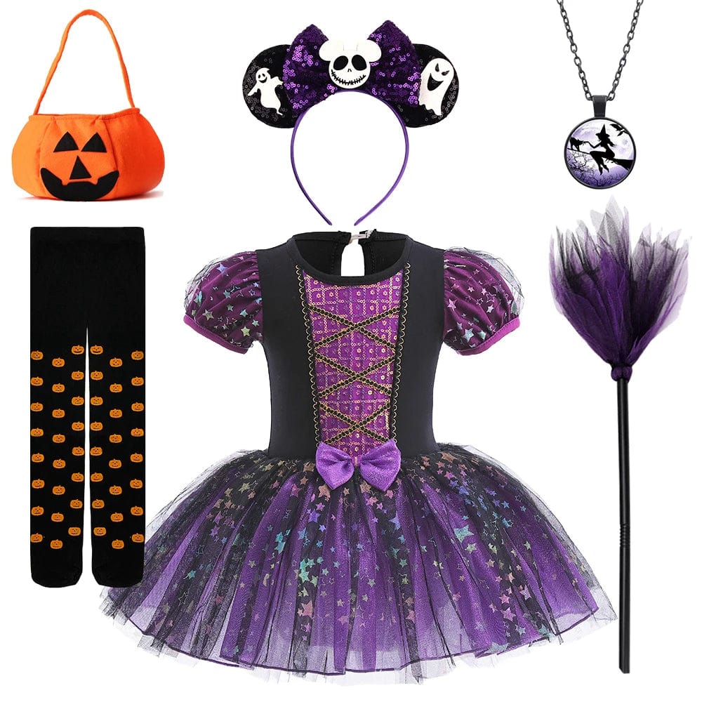 Girls’ Halloween Witch Dress