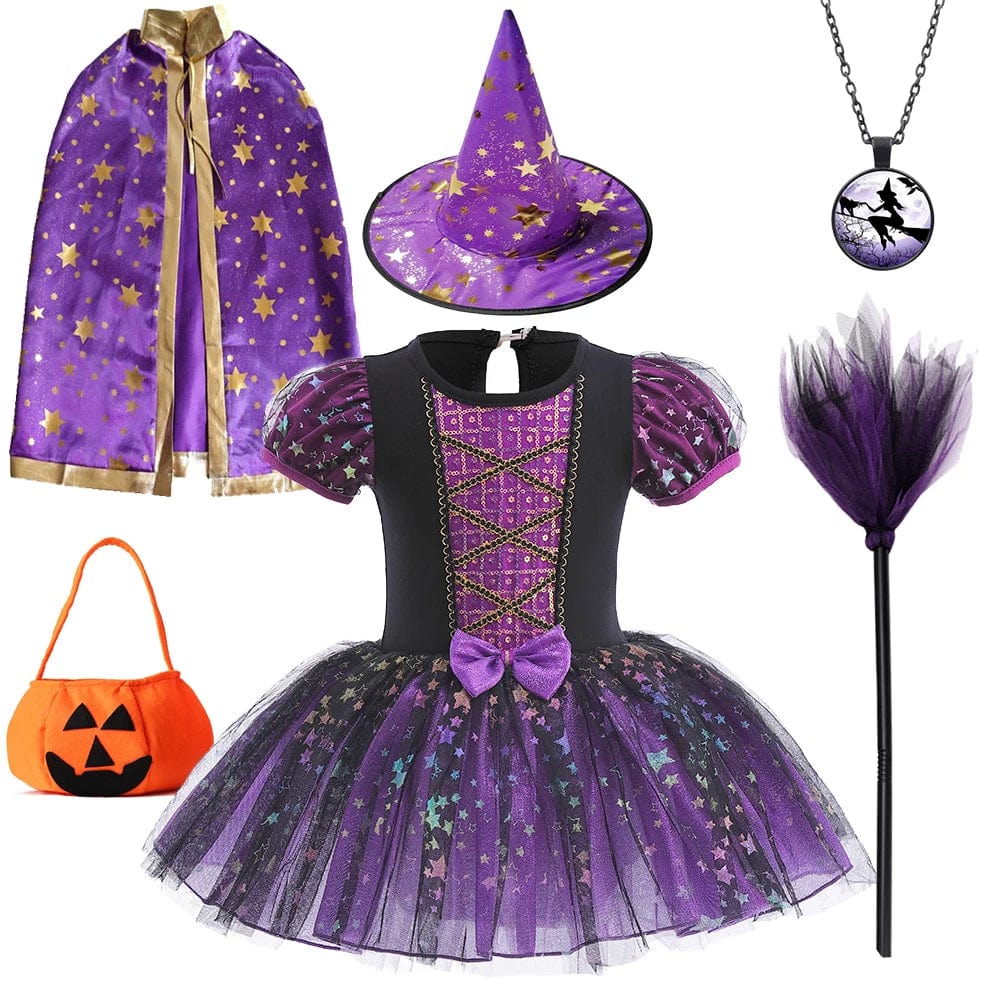 Girls’ Halloween Witch Dress