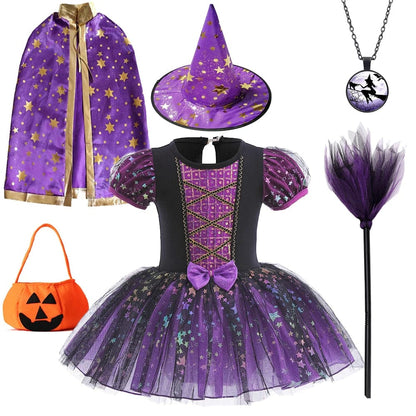 Girls’ Halloween Witch Dress