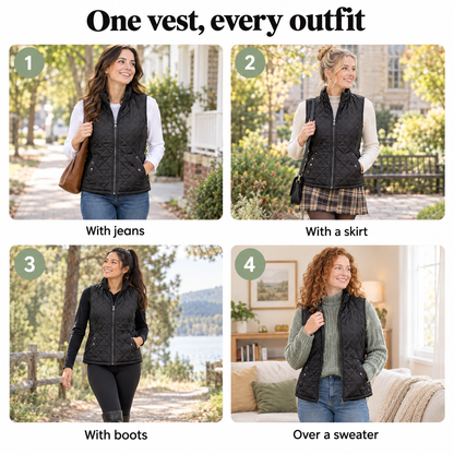 Quilted vest for women – one vest, every outfit