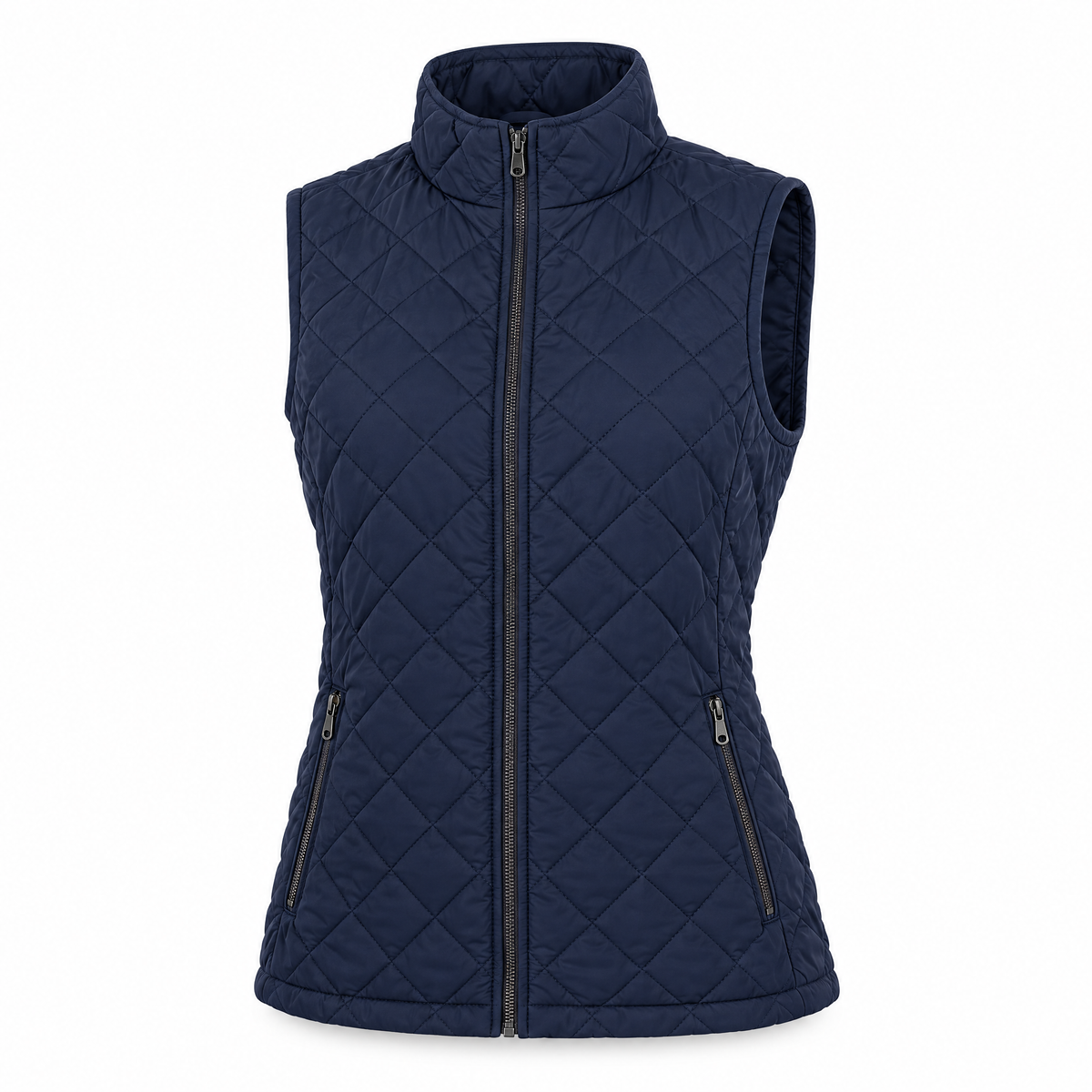 Quilted vest for women – navy