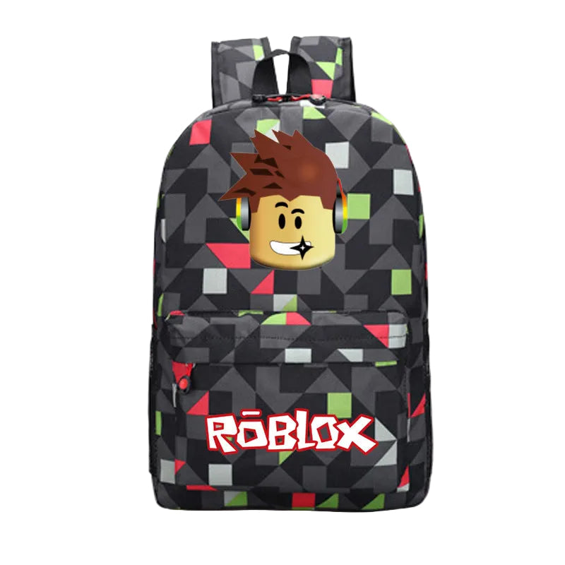 Roblox Backpack – Kids School Bag with Character Print