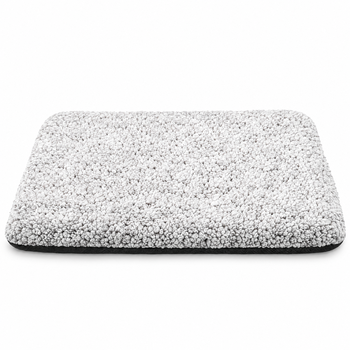 Self-warming cat bed mat with sherpa top and non-slip bottom