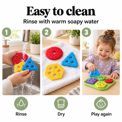 Silicone sorting toy – easy to clean
