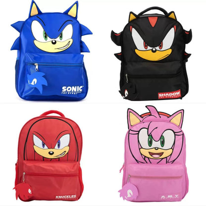 Sonic Backpack – Lightweight Cartoon School Bag for Kids