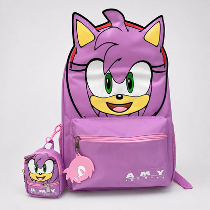 Sonic Backpack – Lightweight Cartoon School Bag for Kids