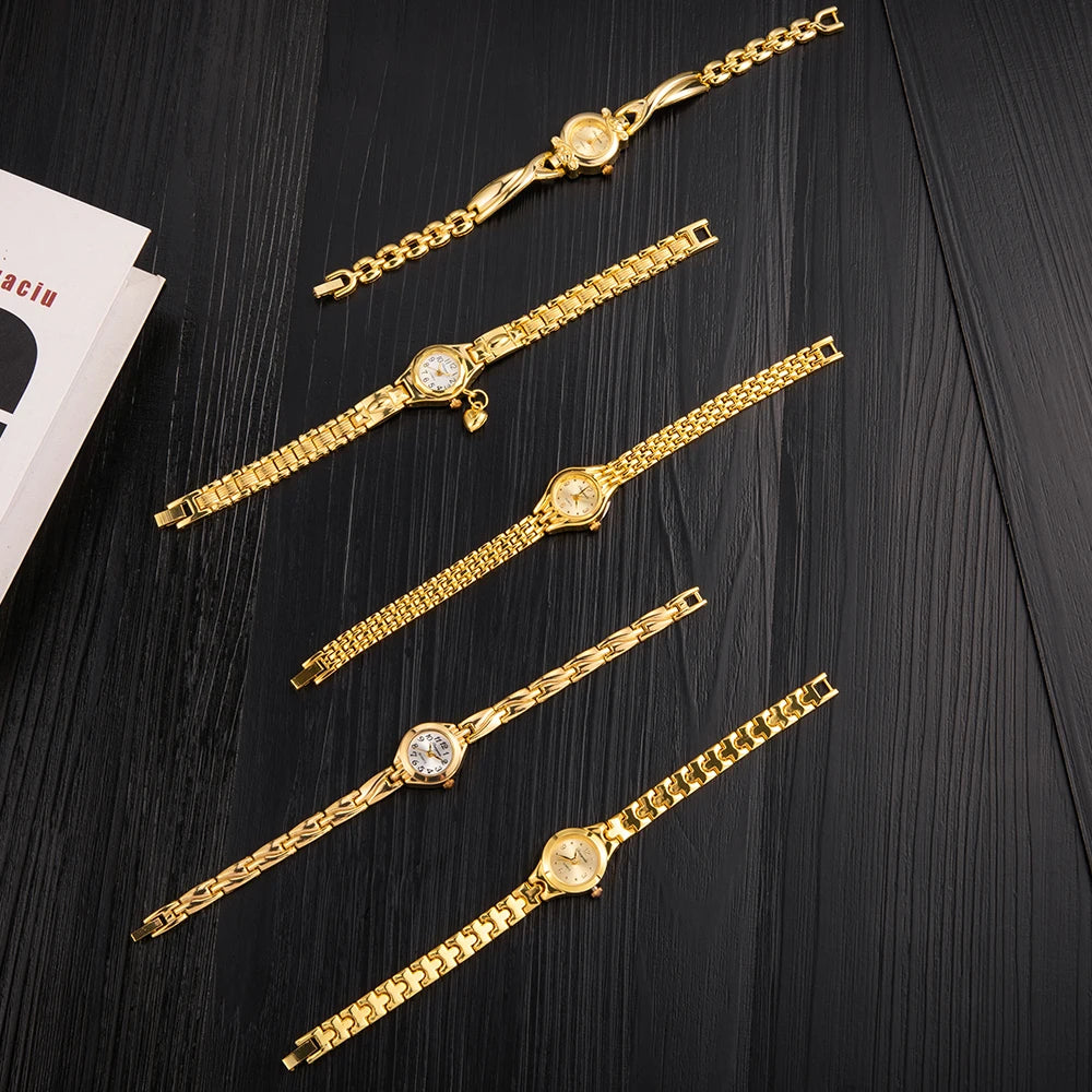 Celestia Vintage Gold Watch