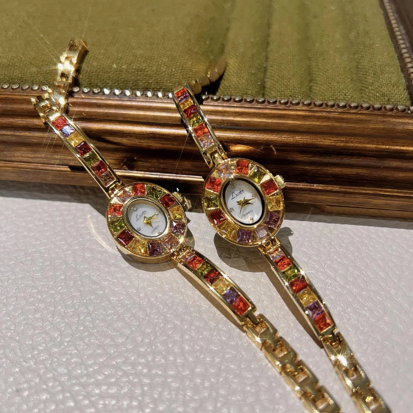 Elysia Vintage Gold Watch