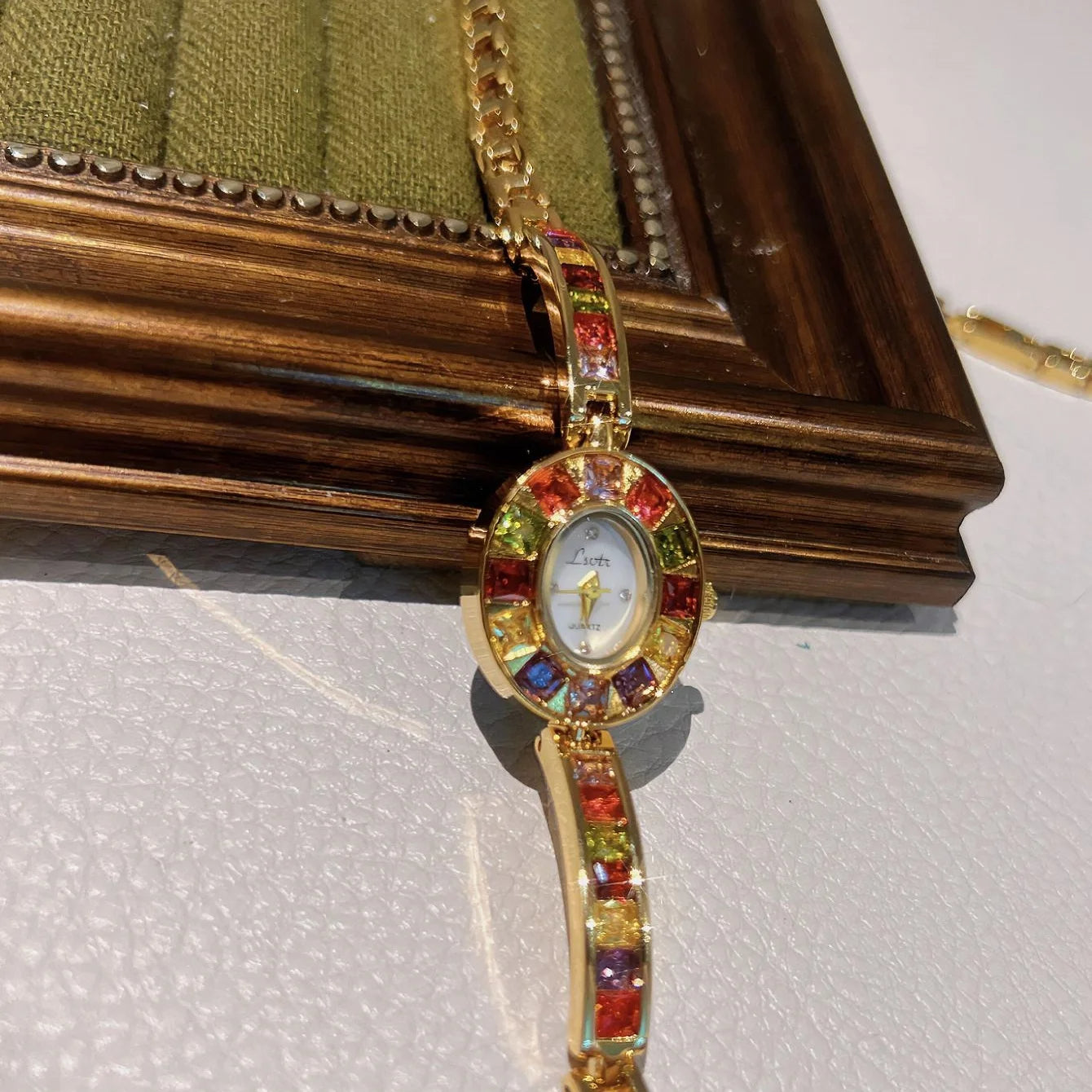 Elysia Vintage Gold Watch