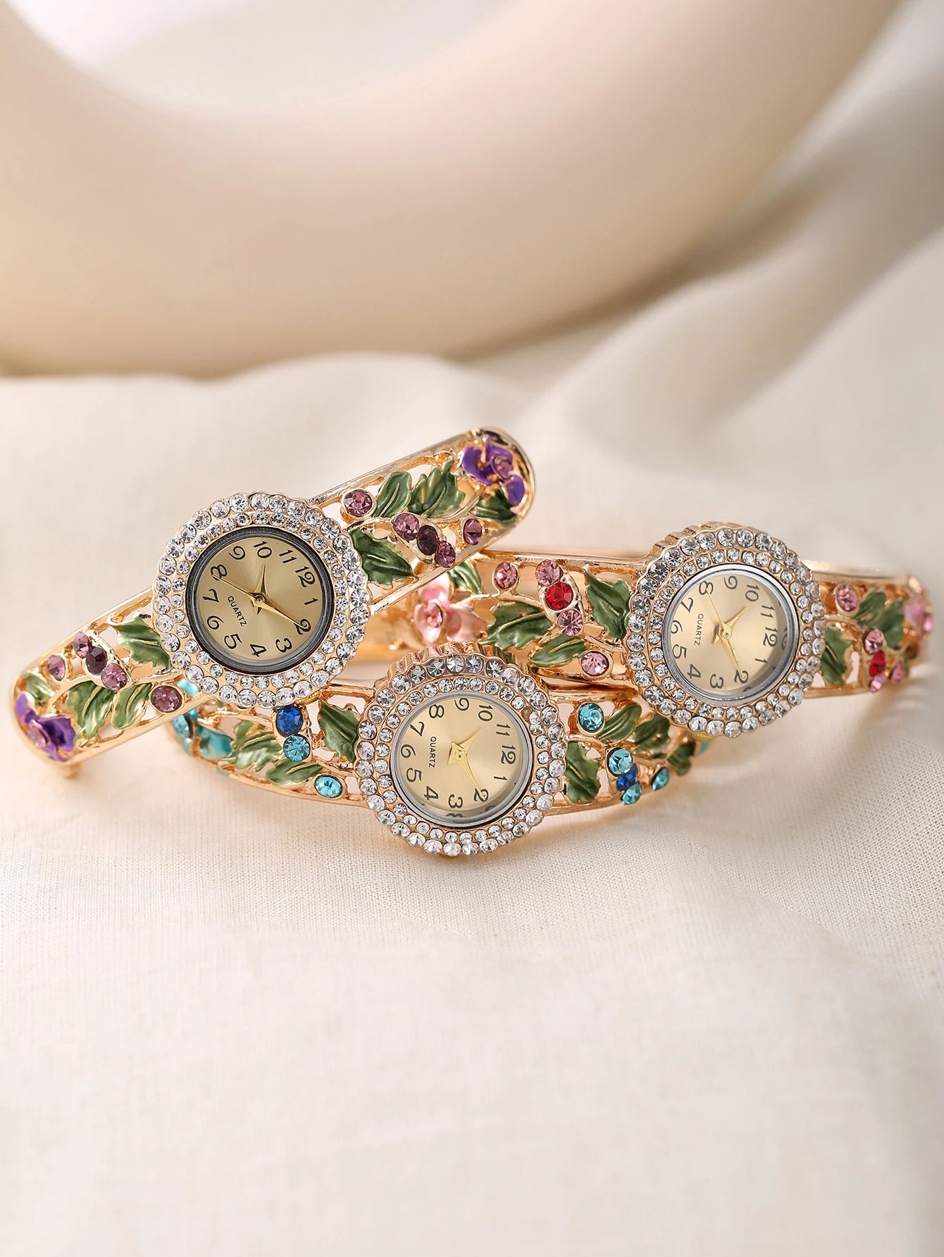 Garden Bloom Quartz Bracelet Watch
