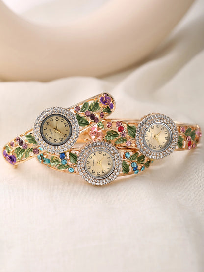 Garden Bloom Quartz Bracelet Watch