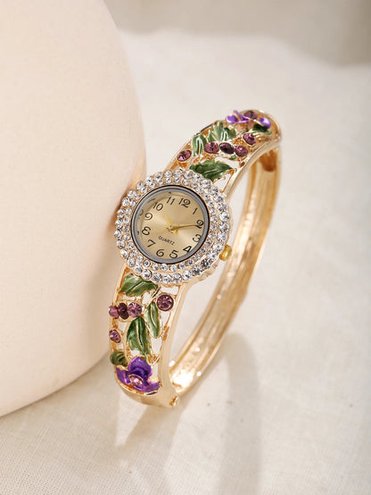 Garden Bloom Quartz Bracelet Watch