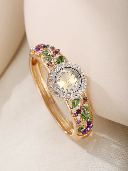 Garden Bloom Quartz Bracelet Watch