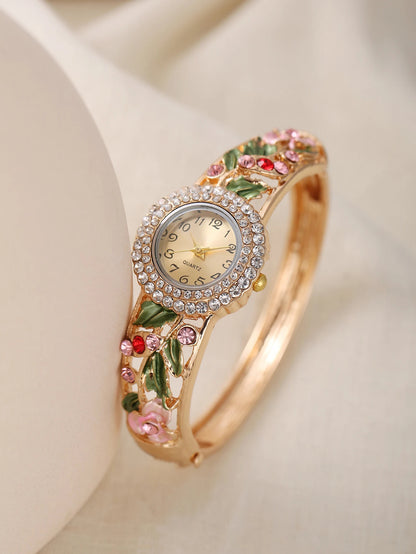 Garden Bloom Quartz Bracelet Watch
