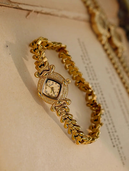ISABELLA - Vintage Gold Bracelet Watch