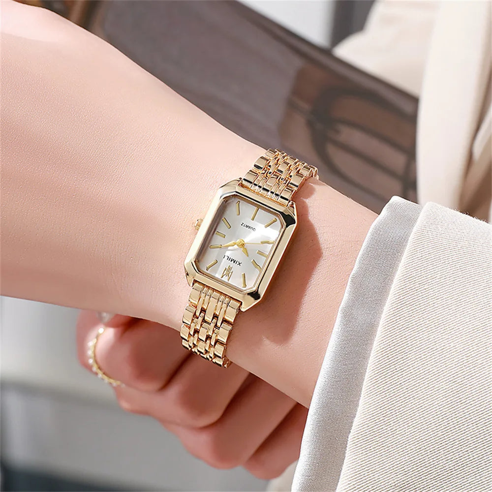 VERONA - Elegant Women's Square Dial Watch