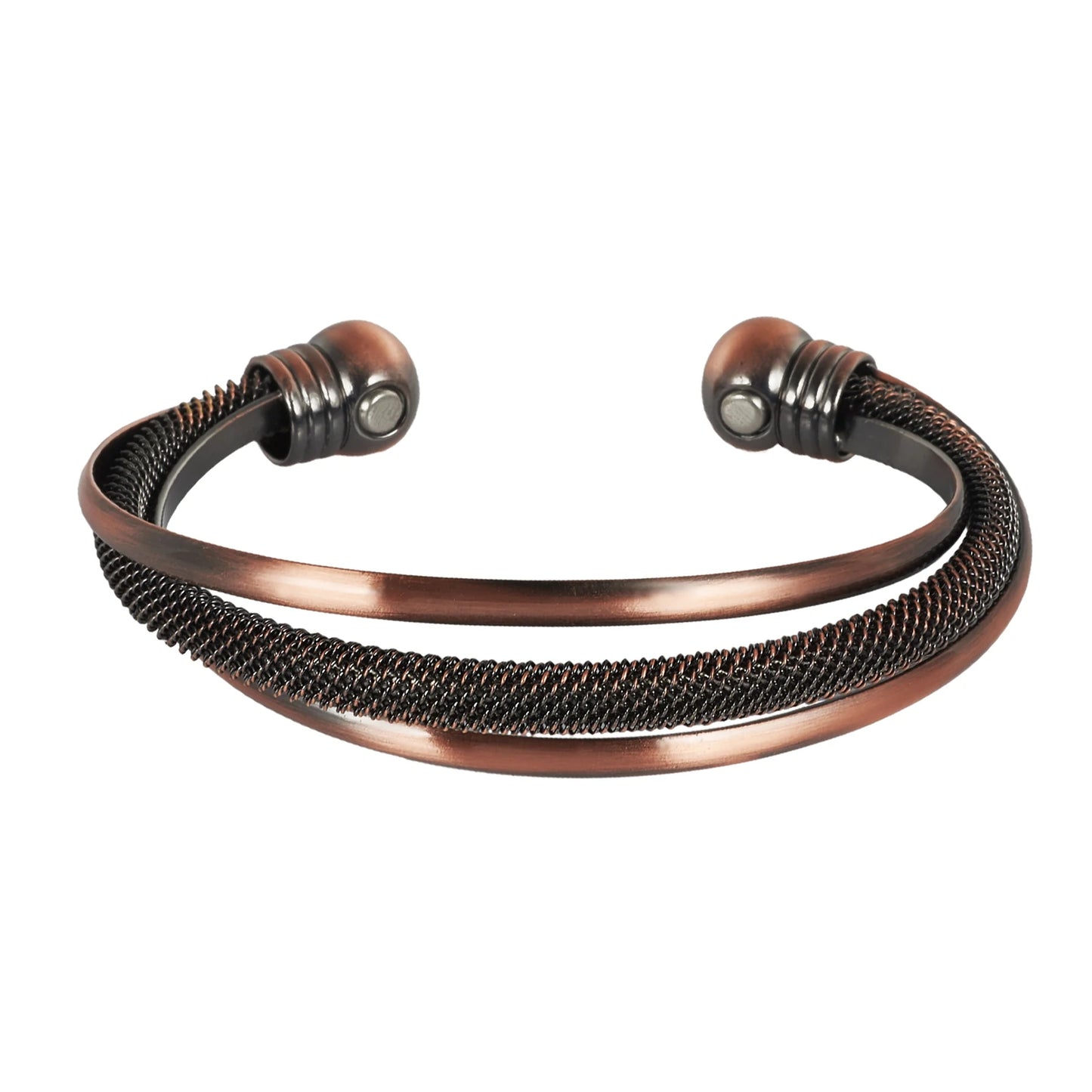 Vintage Copper Bracelet for Men with Magnets