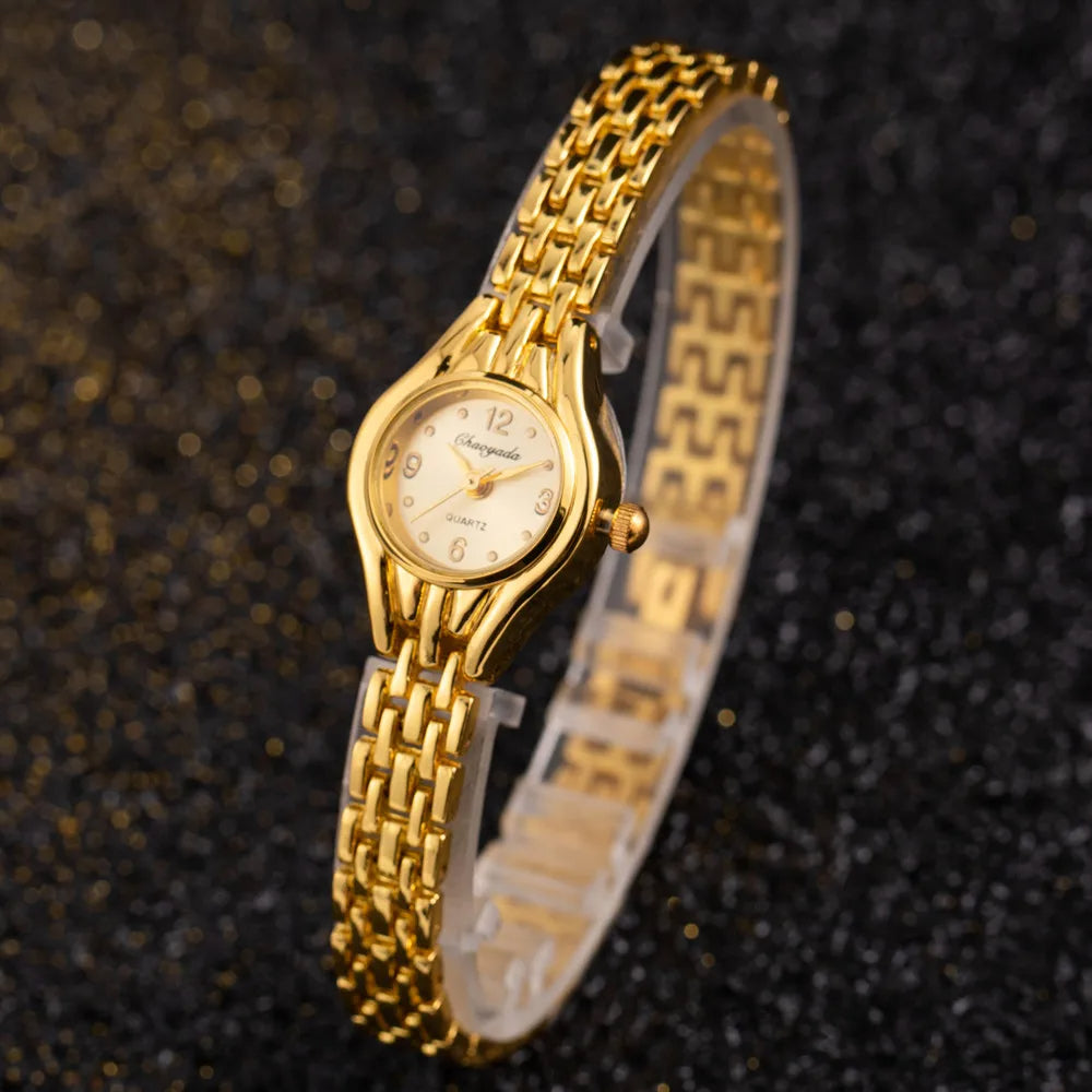 Celestia Vintage Gold Watch