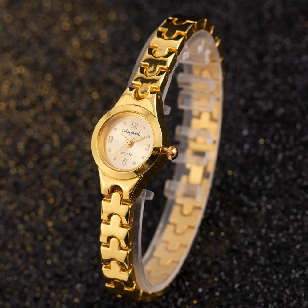 Celestia Vintage Gold Watch