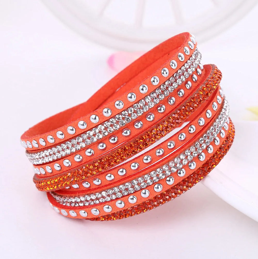 DAZZLE – Multi-Layer Rhinestone Wrap Bracelet