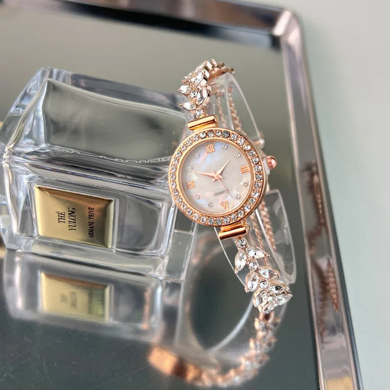 NAIARA - Elegant Women's Bracelet Watch with Crystal Details