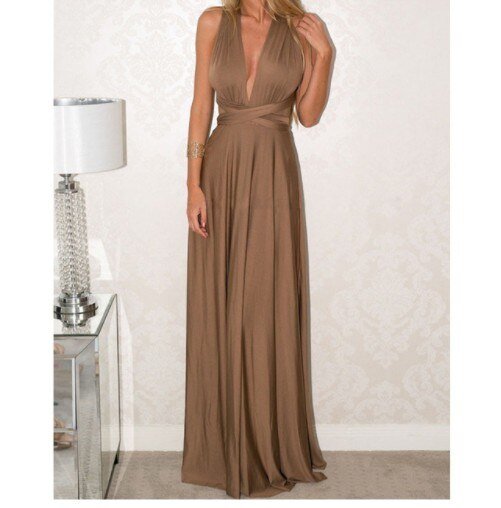 Elegant WOLF Long Club Dress - Stylish Comfort